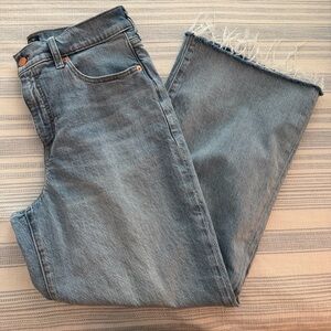 J Crew Wide Leg Crop Jeans